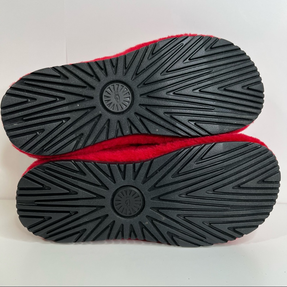 UGG MENS Fluff You Slipper Red Size 8 US - Picture 6 of 11